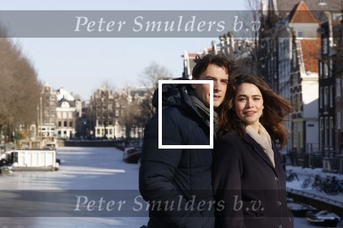 Amsterdam 12 februari 2021
Thierry Baudet en zijn verloofde Davide Heijmans bij de bevroren grachten in Amsterdam.