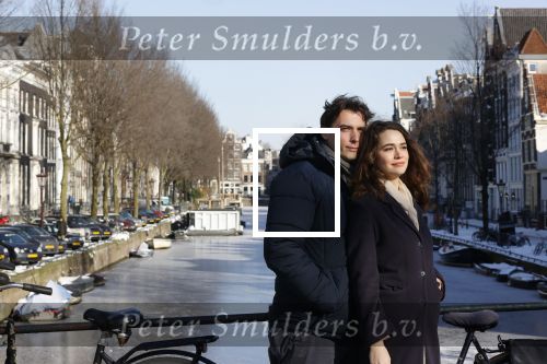 Amsterdam 12 februari 2021
Thierry Baudet en zijn verloofde Davide Heijmans bij de bevroren grachten in Amsterdam.