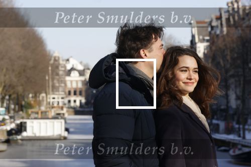 Amsterdam 12 februari 2021
Thierry Baudet en zijn verloofde Davide Heijmans bij de bevroren grachten in Amsterdam.