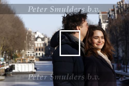 Amsterdam 12 februari 2021
Thierry Baudet en zijn verloofde Davide Heijmans bij de bevroren grachten in Amsterdam.