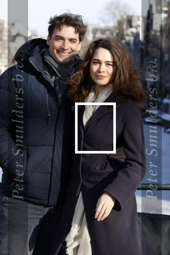 Amsterdam 12 februari 2021
Thierry Baudet en zijn verloofde Davide Heijmans bij de bevroren grachten in Amsterdam.