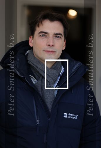 Amsterdam 12 februari 2021
Thierry Baudet en zijn verloofde Davide Heijmans bij de bevroren grachten in Amsterdam.