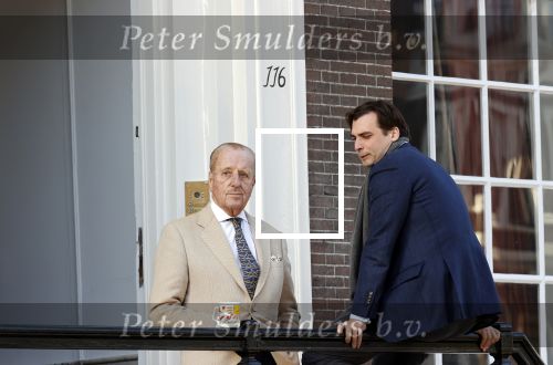 Amsterdam 26 februari 2021
Theo Hiddema en Thierry Baudet voor het huis / praktijk van Theo op de gracht in Amsterdam.