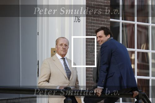 Amsterdam 26 februari 2021
Theo Hiddema en Thierry Baudet voor het huis / praktijk van Theo op de gracht in Amsterdam.