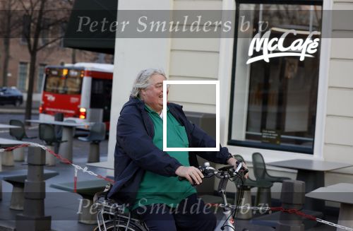 Den Haag 2 maart 2021
Ton Elias fietst door het centrum van Den Haag naar zijn huis toe