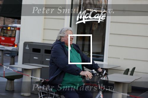 Den Haag 2 maart 2021
Ton Elias fietst door het centrum van Den Haag naar zijn huis toe