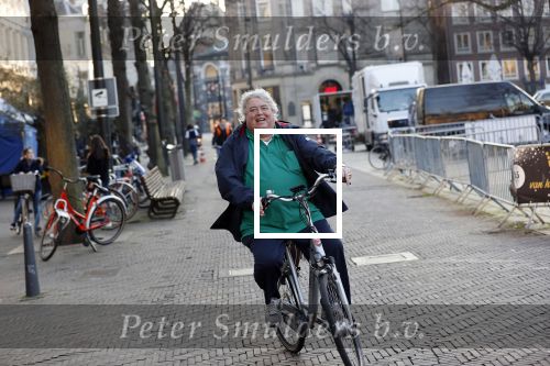 Den Haag 2 maart 2021
Ton Elias fietst door het centrum van Den Haag naar zijn huis toe