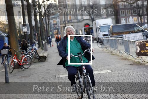 Den Haag 2 maart 2021
Ton Elias fietst door het centrum van Den Haag naar zijn huis toe