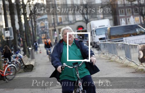 Den Haag 2 maart 2021
Ton Elias fietst door het centrum van Den Haag naar zijn huis toe