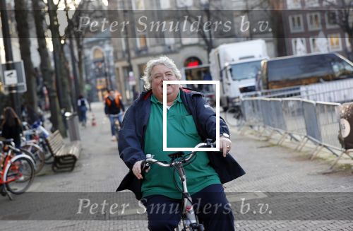 Den Haag 2 maart 2021
Ton Elias fietst door het centrum van Den Haag naar zijn huis toe