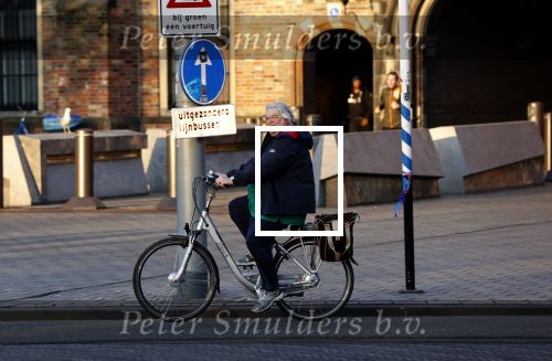 Den Haag 2 maart 2021
Ton Elias fietst door het centrum van Den Haag naar zijn huis toe