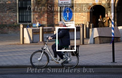 Den Haag 2 maart 2021
Ton Elias fietst door het centrum van Den Haag naar zijn huis toe