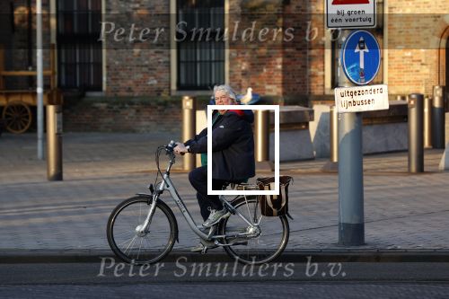 Den Haag 2 maart 2021
Ton Elias fietst door het centrum van Den Haag naar zijn huis toe