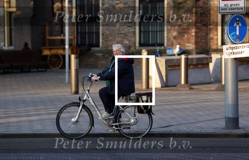 Den Haag 2 maart 2021
Ton Elias fietst door het centrum van Den Haag naar zijn huis toe