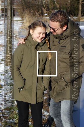 Weesp 13 februari 2021
Wesly Bronkhorst met zijn vriendin bij Klavertje 4