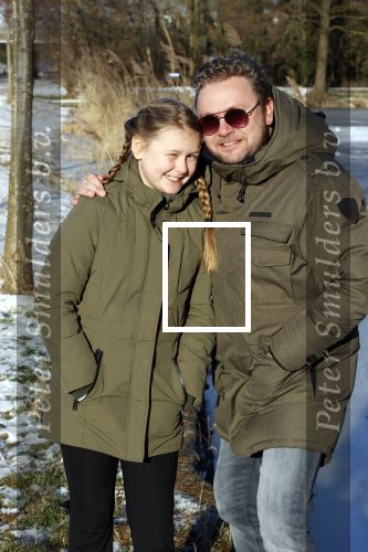 Weesp 13 februari 2021
Wesly Bronkhorst met zijn vriendin bij Klavertje 4