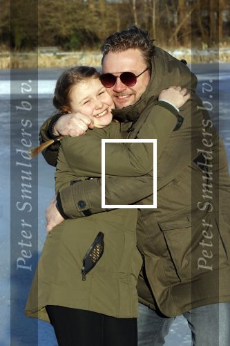 Weesp 13 februari 2021
Wesly Bronkhorst met zijn vriendin bij Klavertje 4