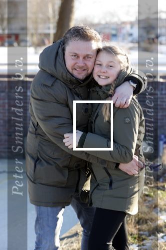 Weesp 13 februari 2021
Wesly Bronkhorst met zijn vriendin bij Klavertje 4