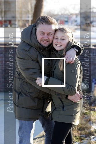 Weesp 13 februari 2021
Wesly Bronkhorst met zijn vriendin bij Klavertje 4