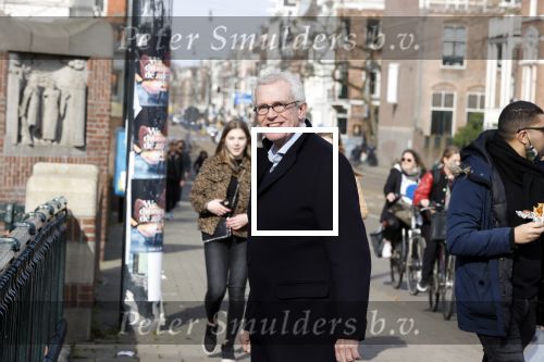Amsterdam 25 februari 2021
Wim Nijkamp de man van Joop Braakhekke in Amsterdam zuid.