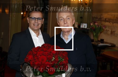 Amsterdam 21 februari 2022
Andre v Duin met zijn nieuwe partner Ferando in zijn eigen bruine cafe thuis.