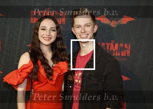 Amsterdam 28 februari 2022
Premiere Batman in Pathe Arena . Casper Feddema met Sara Dol