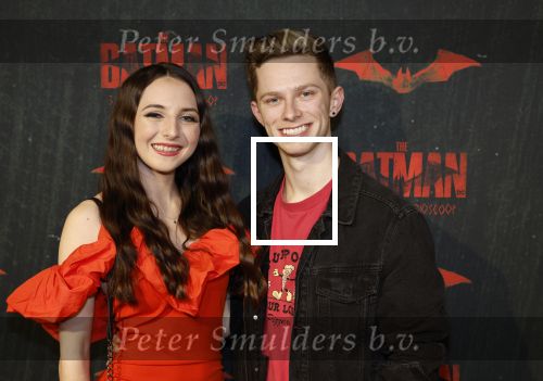 Amsterdam 28 februari 2022
Premiere Batman in Pathe Arena . Casper Feddema met Sara Dol