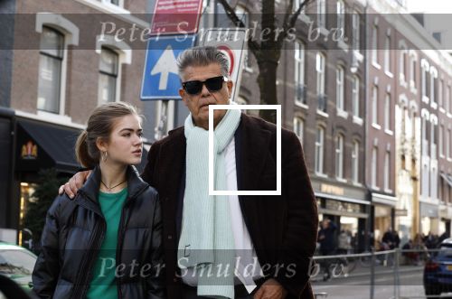 Amsterdam 26 februari 2022
Emile Ratelband met zijn dochter op de pc hooftstraat