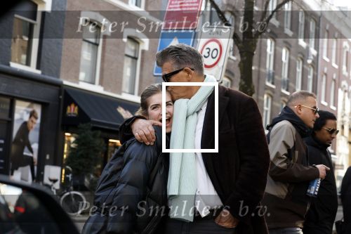 Amsterdam 26 februari 2022
Emile Ratelband met zijn dochter op de pc hooftstraat