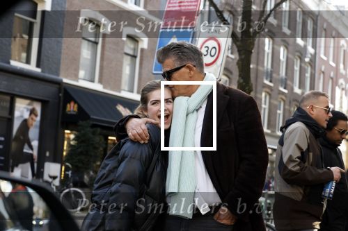 Amsterdam 26 februari 2022
Emile Ratelband met zijn dochter op de pc hooftstraat