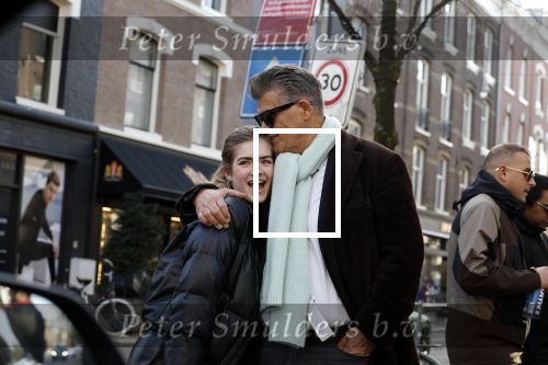 Amsterdam 26 februari 2022
Emile Ratelband met zijn dochter op de pc hooftstraat