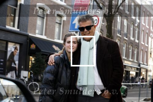 Amsterdam 26 februari 2022
Emile Ratelband met zijn dochter op de pc hooftstraat
