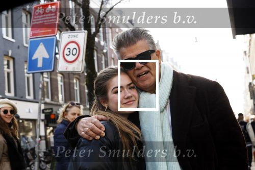 Amsterdam 26 februari 2022
Emile Ratelband met zijn dochter op de pc hooftstraat