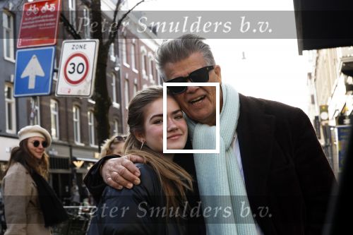 Amsterdam 26 februari 2022
Emile Ratelband met zijn dochter op de pc hooftstraat