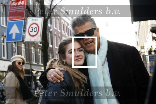 Amsterdam 26 februari 2022
Emile Ratelband met zijn dochter op de pc hooftstraat