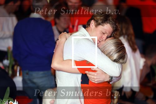 Schiphol 21 februari 2022
De olympische sporters en medaille winnaars komen terug uit Peking en worden gehuldigd in het Hilton Hotel. Irene Schouten met partner vriend Verloofde Dirkjan Mak