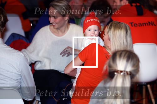 Schiphol 21 februari 2022
De olympische sporters en medaille winnaars komen terug uit Peking en worden gehuldigd in het Hilton Hotel. Irene Schouten