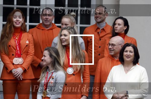 Den Haag 22 februari 2022
De nederlandse medaille winnaars zijn te gast bij Koning Willem Alexander en Koningin Maxima op paleis Noordeinde. Aanwezig oa Irene Schouten Suzanne Schulting Ireen Wust Thomas Krol Antoinette de Jong Marijke Groenewoud Selma Poutsma Yara v kerkhof Xandra Velzeboer Kimberley Bos Patrick Roest en Kjeld Nuis