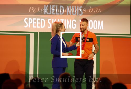 Schiphol 21 februari 2022
De olympische sporters en medaille winnaars komen terug uit Peking en worden gehuldigd in het Hilton Hotel. Kjeld Nuis