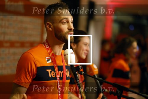 Schiphol 21 februari 2022
De olympische sporters en medaille winnaars komen terug uit Peking en worden gehuldigd in het Hilton Hotel.