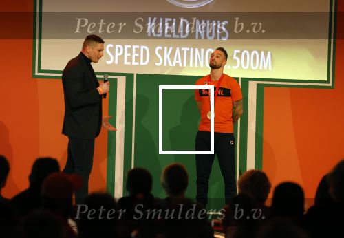 Schiphol 21 februari 2022
De olympische sporters en medaille winnaars komen terug uit Peking en worden gehuldigd in het Hilton Hotel. Kjeld Nuis en Rico Verhoeven