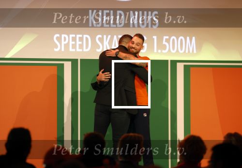 Schiphol 21 februari 2022
De olympische sporters en medaille winnaars komen terug uit Peking en worden gehuldigd in het Hilton Hotel. Kjeld Nuis en Rico Verhoeven