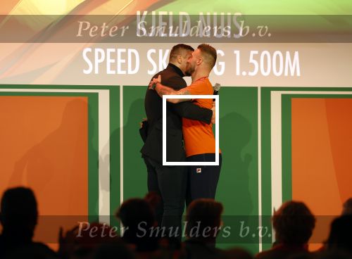 Schiphol 21 februari 2022
De olympische sporters en medaille winnaars komen terug uit Peking en worden gehuldigd in het Hilton Hotel. Kjeld Nuis en Rico Verhoeven