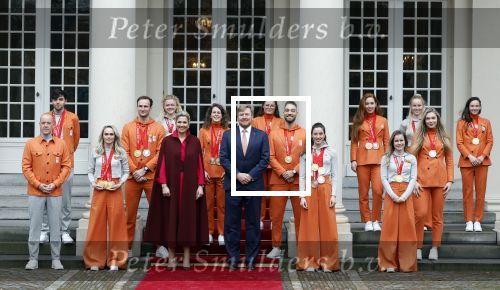 Den Haag 22 februari 2022
De nederlandse medaille winnaars zijn te gast bij Koning Willem Alexander en Koningin Maxima op paleis Noordeinde. Aanwezig oa Irene Schouten Suzanne Schulting Ireen Wust Thomas Krol Antoinette de Jong Marijke Groenewoud Selma Poutsma Yara v kerkhof Xandra Velzeboer Kimberley Bos Patrick Roest en Kjeld Nuis