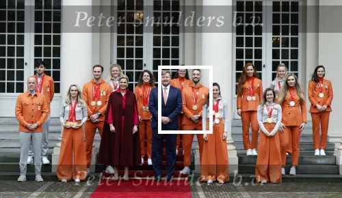 Den Haag 22 februari 2022
De nederlandse medaille winnaars zijn te gast bij Koning Willem Alexander en Koningin Maxima op paleis Noordeinde. Aanwezig oa Irene Schouten Suzanne Schulting Ireen Wust Thomas Krol Antoinette de Jong Marijke Groenewoud Selma Poutsma Yara v kerkhof Xandra Velzeboer Kimberley Bos Patrick Roest en Kjeld Nuis