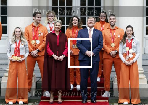Den Haag 22 februari 2022
De nederlandse medaille winnaars zijn te gast bij Koning Willem Alexander en Koningin Maxima op paleis Noordeinde. Aanwezig oa Irene Schouten Suzanne Schulting Ireen Wust Thomas Krol Antoinette de Jong Marijke Groenewoud Selma Poutsma Yara v kerkhof Xandra Velzeboer Kimberley Bos Patrick Roest en Kjeld Nuis
