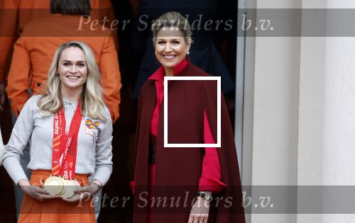 Den Haag 22 februari 2022
De nederlandse medaille winnaars zijn te gast bij Koning Willem Alexander en Koningin Maxima op paleis Noordeinde. Aanwezig oa Irene Schouten Suzanne Schulting Ireen Wust Thomas Krol Antoinette de Jong Marijke Groenewoud Selma Poutsma Yara v kerkhof Xandra Velzeboer Kimberley Bos Patrick Roest en Kjeld Nuis