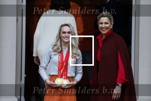 Den Haag 22 februari 2022
De nederlandse medaille winnaars zijn te gast bij Koning Willem Alexander en Koningin Maxima op paleis Noordeinde. Aanwezig oa Irene Schouten Suzanne Schulting Ireen Wust Thomas Krol Antoinette de Jong Marijke Groenewoud Selma Poutsma Yara v kerkhof Xandra Velzeboer Kimberley Bos Patrick Roest en Kjeld Nuis