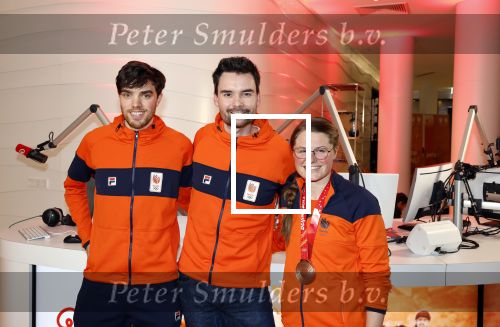 Schiphol 21 februari 2022
De olympische sporters en medaille winnaars komen terug uit Peking en worden gehuldigd in het Hilton Hotel. Patrick Roest