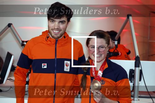 Schiphol 21 februari 2022
De olympische sporters en medaille winnaars komen terug uit Peking en worden gehuldigd in het Hilton Hotel. Patrick Roest